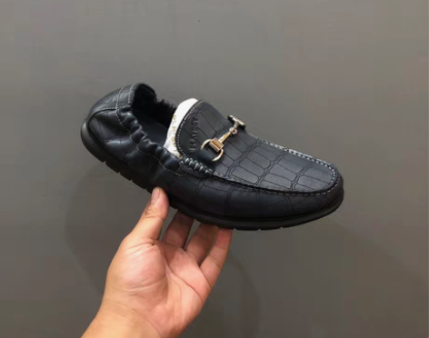 包邮花花公子品牌男鞋头层牛皮舒适软底男士时...