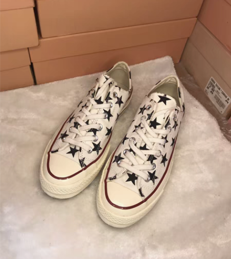 包邮匡威1970s 普标黑白星星款 尺码3...