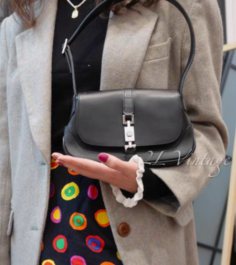 包邮Gucci jackie mini黑色...