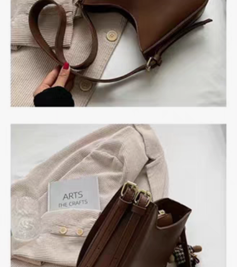 包邮小包包单肩包百搭斜挎水桶包 黑色 咖色...