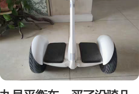九号平衡车，买了没骑几次，胎毛还在！ 感兴...