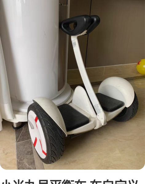 小米九号平衡车 车自定义垃圾成色,有磕碰和...