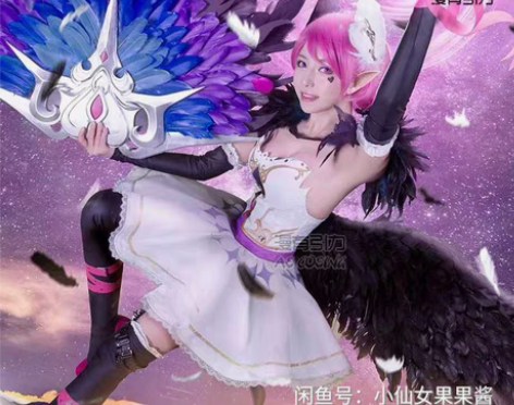m大全套王者荣耀小乔天鹅之梦cos服漫有引...