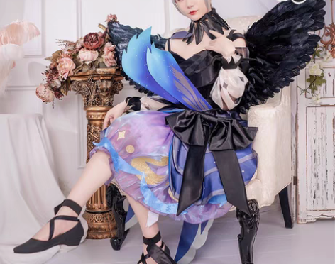 包邮标价出三町目小乔天鹅之梦黑天鹅cos ...