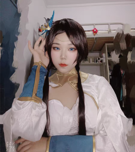 大全套！虞姬云霓雀翎 世冠皮肤cos 漫囧...