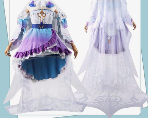 包邮王者荣耀cos服新婚礼皮肤大乔挚爱花嫁...