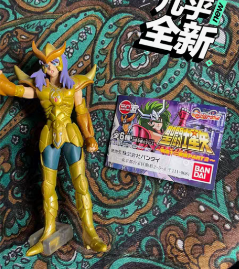 万代圣斗士星矢，黄金天蝎座和黄金狮子座，老...