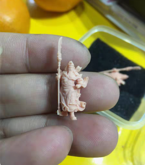 包邮1.5cm 极致微雕 关公 关羽 关二...