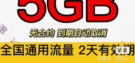 湖北移动流量 5GB（不扣费！） 湖北移动...