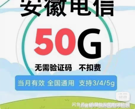 安徽电信流量50GB电信流量包安徽3/4/...