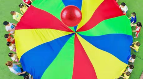 包邮彩虹伞幼儿园园户外游戏道具儿童早教教具...