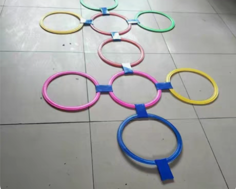 包邮全新包邮 儿童跳圈圈跳格子幼儿园教具户...