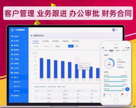 包邮企业管理系统CRM客户跟进合同管理软件...