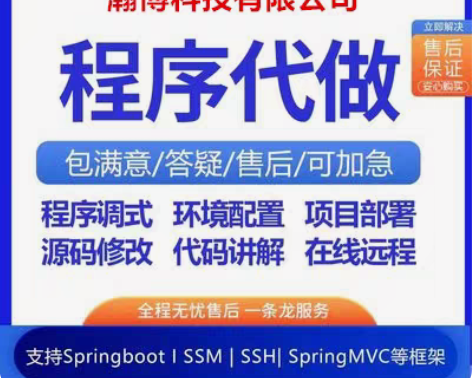 JAVA小程序设计python系统定制C#...