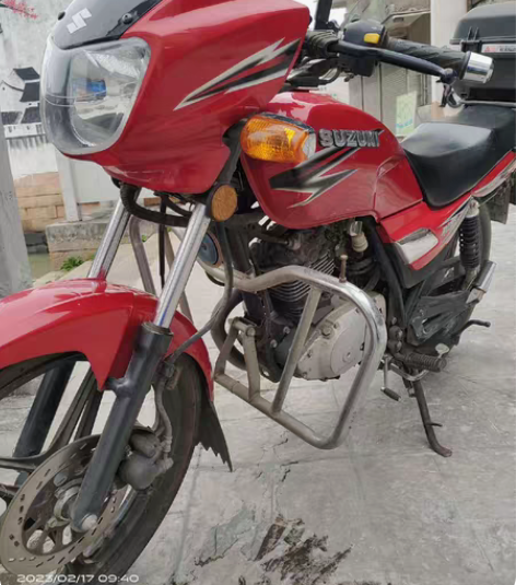 出售一辆二手铃木钻豹摩托车.电话19857...