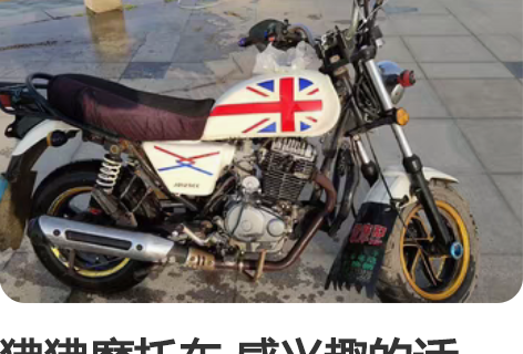 狒狒摩托车 感兴趣的话点“我想要”和我私聊...