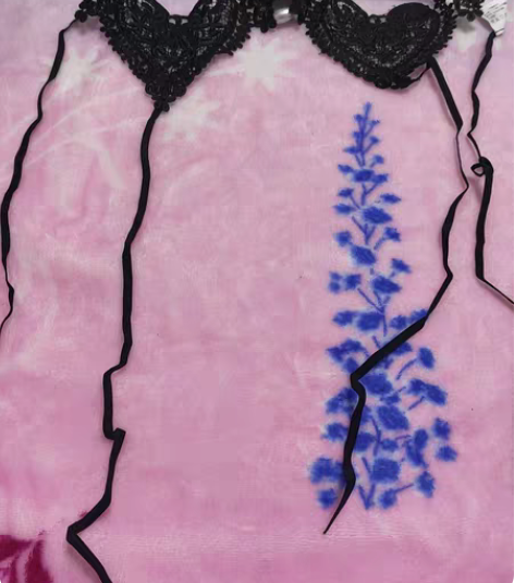 包邮霏慕汉服女夏款妖娆古装薄纱透珍珠流苏肚...