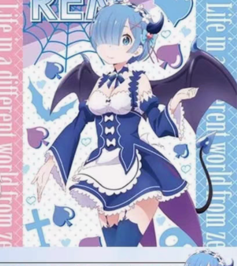 包邮雷姆小恶魔全新s 衣服配饰齐全假发 没...