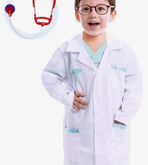 包邮儿童医生服护士服角色扮演职业实验服幼儿...