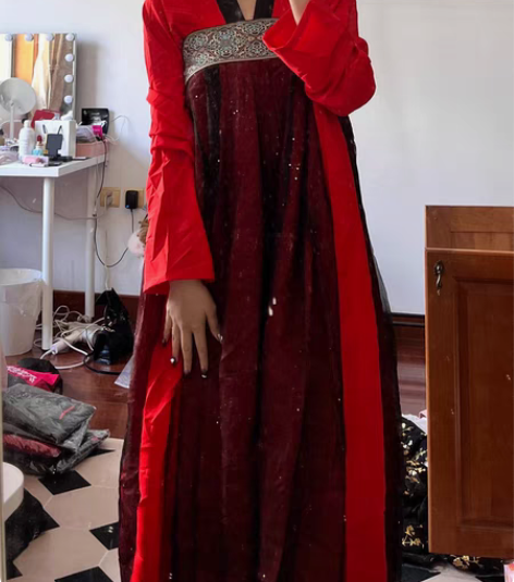 包邮【闲置汉服】宋制褙子吊带宋裤三件套桂花...