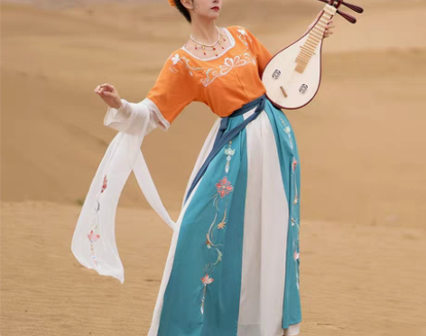 转卖汉服女春秋汉服齐腰女襦裙三件套薄款超仙...