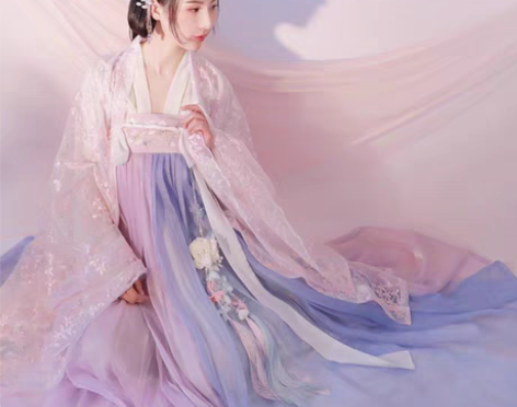 东月棠原创设计【春樱】汉服夏季女中国风齐腰...