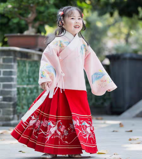 包邮汉家小童 秋冬新款传统汉服儿童汉服 女...