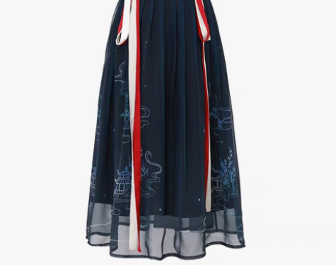 转卖【星渚间蓝款】徐娇织羽集日常汉服元素春...