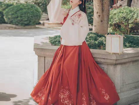 转卖传统古装芙蓉月刺绣袄裙彼岸花春夏装绣花...