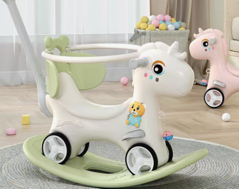 转卖摇摇马小木马 儿童摇马婴儿宝宝两用溜溜...