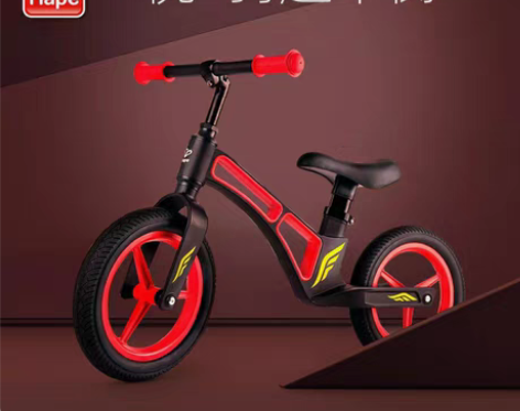 包邮团购全新Hape镁合金平衡车儿童滑步车...