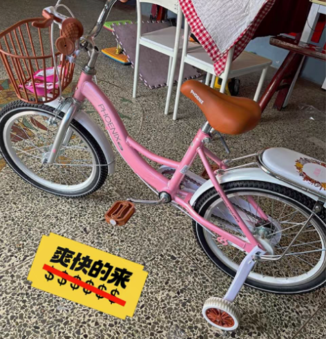 包邮【厂家直销】凤凰儿童自行车女孩3-6-...