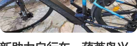 新助力自行车，葫芦岛兴城一来回不是问题，朋...