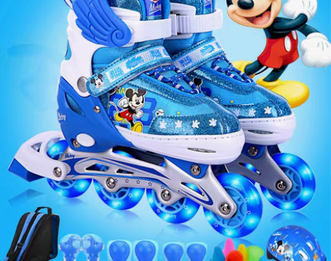 转卖Disney/迪士尼 直排轮 感兴趣的...