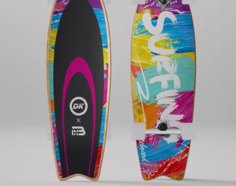 转卖DK陆地冲浪板S7儿童初学者成人专业冲...