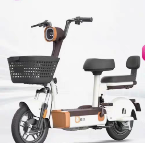 爱玛泡泡电动车理论续航21-25km 铅酸...