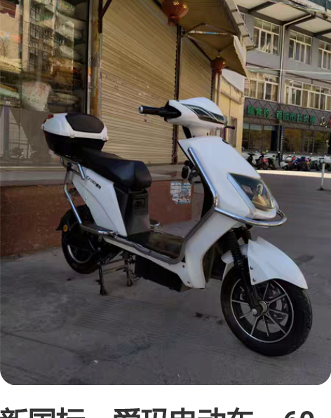 新国标，爱玛电动车，60伏20安  铅酸电...