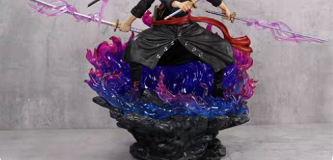 包邮鬼岛三头六臂阿修罗九刀流索隆海贼王GK...