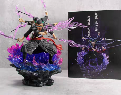 包邮鬼岛三头六臂阿修罗九刀流索隆海贼王GK...