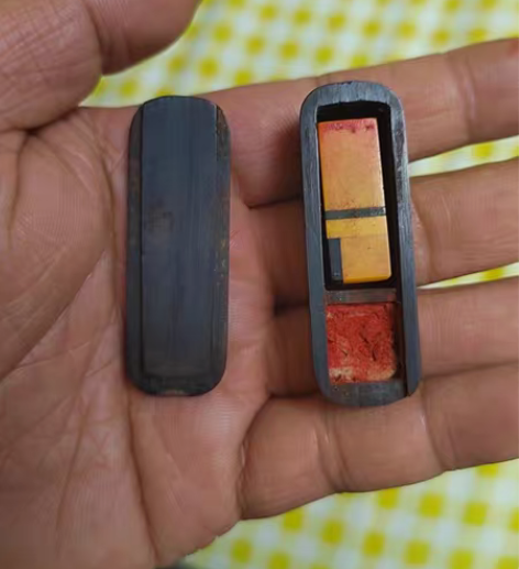 包邮老印章 赛璐璐材质 牛角盒子 感兴...