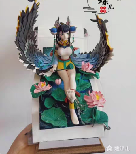 包邮粘土正比手办显示 作品展示 接定制，带...