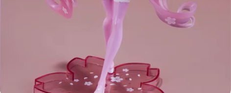 包邮美少女 初音未来 樱花初音 手办摆件 ...