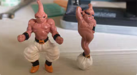 包邮绝版稀有美版龙珠ab小人布欧跳舞肌肉布...