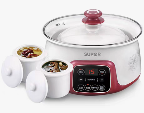 转卖苏泊尔隔水电炖锅陶瓷燕窝炖盅bb煲汤煮...