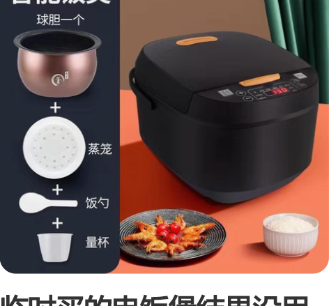 临时买的电饭煲结果没用上，没用过，犹豫没用...