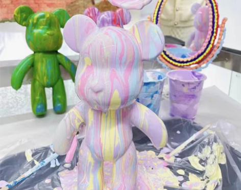 包邮流体暴力熊diy手工制作暴力熊diy流...