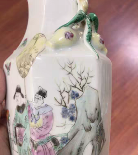 包邮清末民初花瓶一对 感兴趣的话点“我想要...