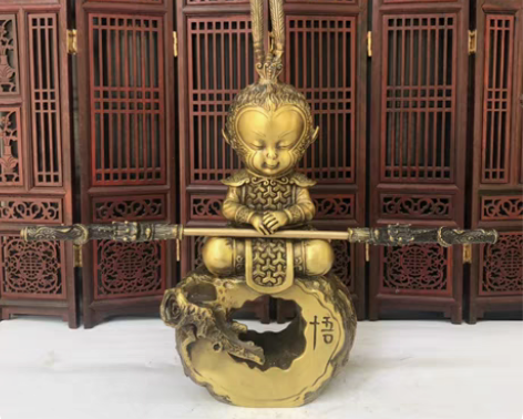 包邮铜悟空精品现代工艺悟空倒流香 尺寸高度...