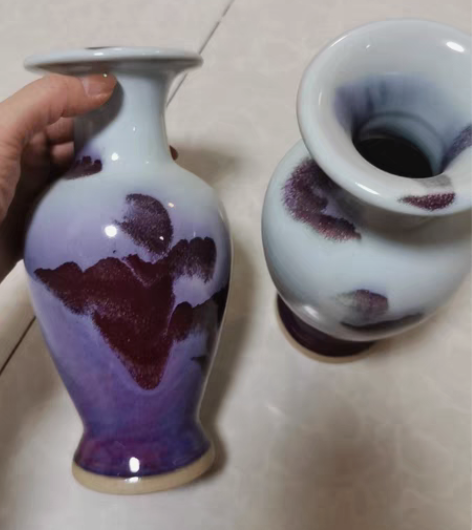 陶瓷花瓶，三件 感兴趣的话点“我想要”和我...