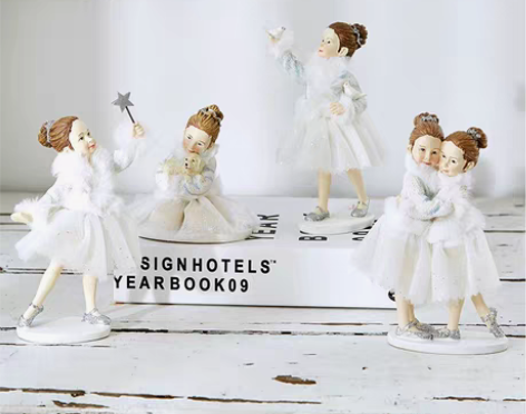 转卖芭蕾舞蹈女孩现代创意简约北欧家居摆件儿...